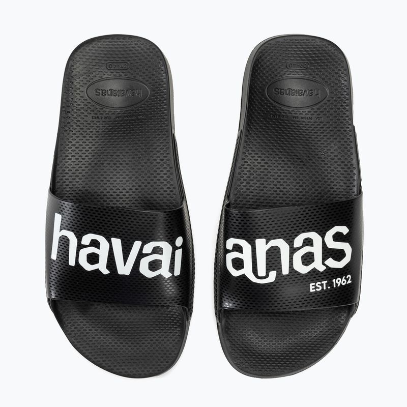 Klapki Havaianas Classic Logomania black / black 9