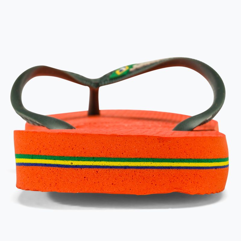 Japonki Havaianas Brasil Logo sunset orange 6