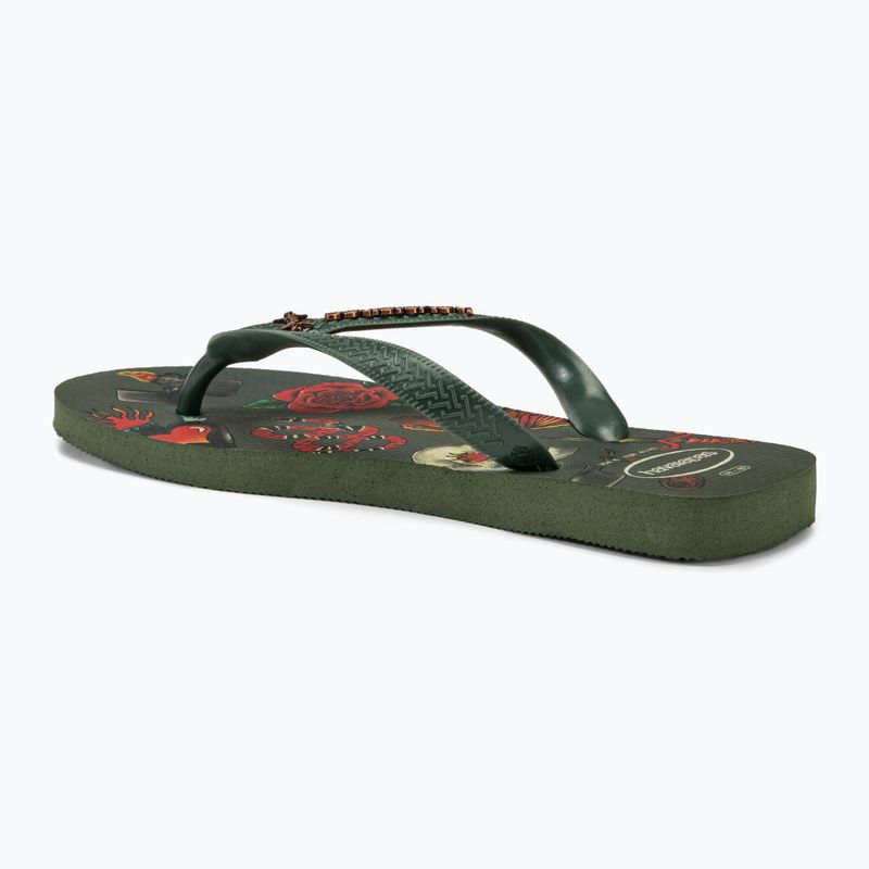 Japonki męskie Havaianas Top Tribo olive green 3