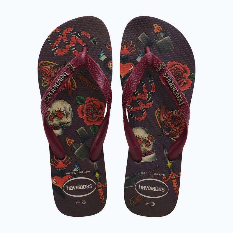 Japonki męskie Havaianas Top Tribo dark brown 12