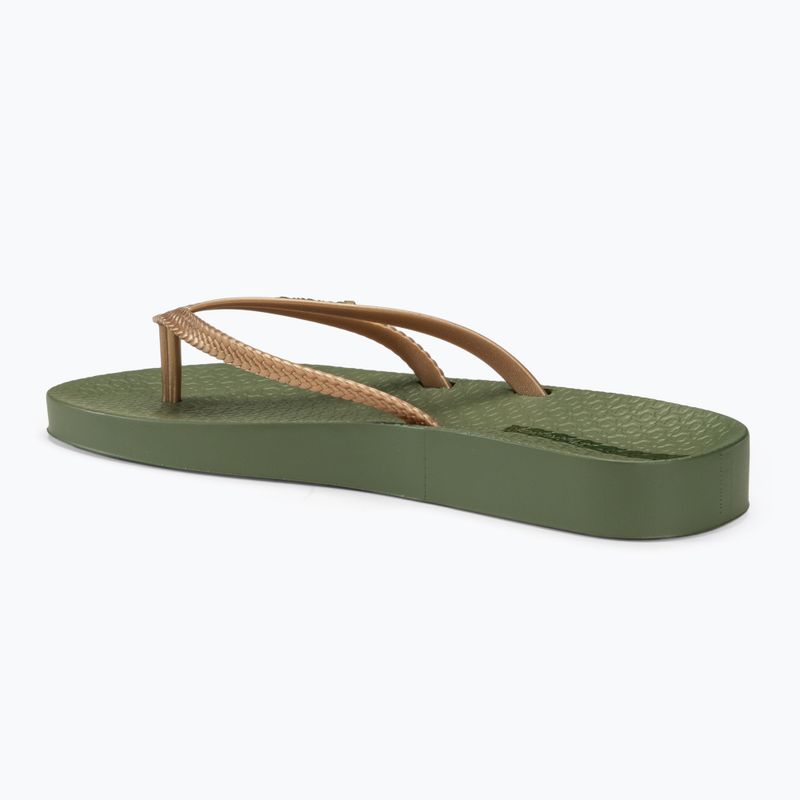 Japonki damskie Ipanema Bossa Soft V green/gold 3