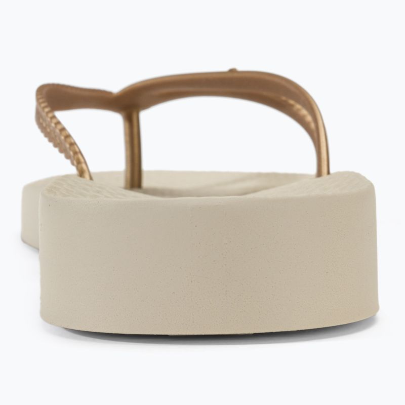 Japonki damskie Ipanema Bossa Soft V beige/gold 6