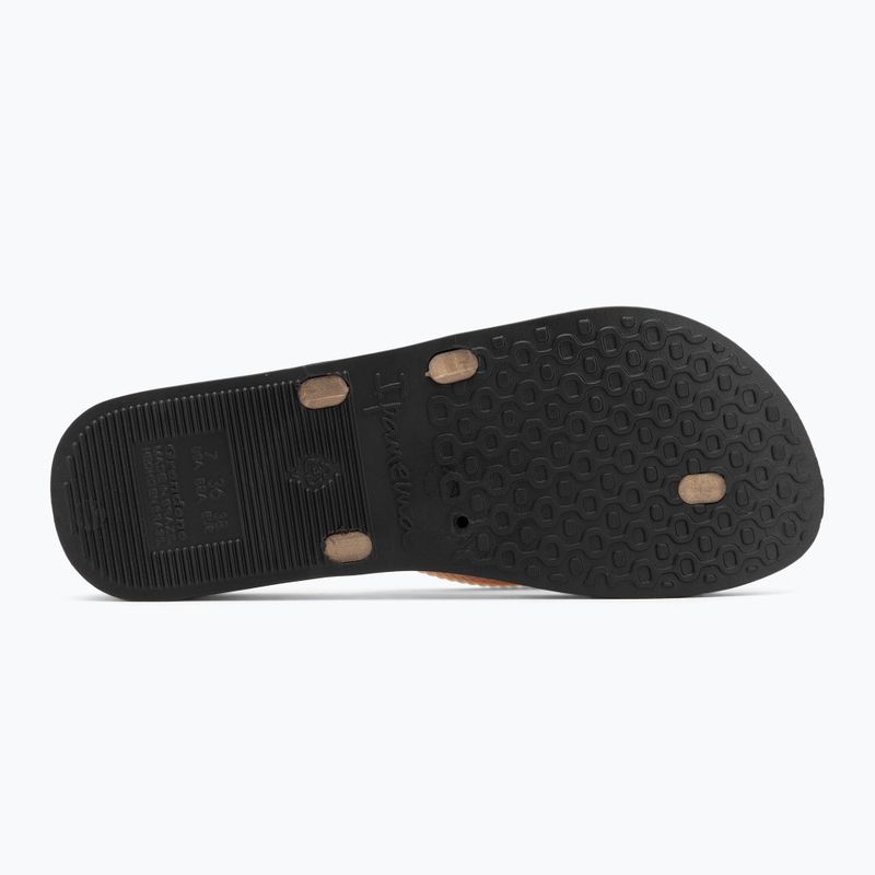 Japonki damskie Ipanema Bossa Soft V black/gold 5