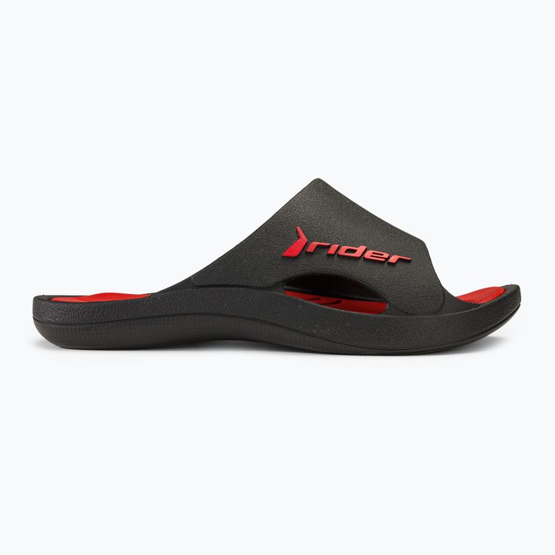 Klapki męskie RIDER Bay XIII black/red 2