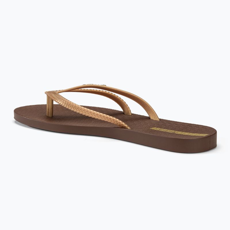 Japonki damskie Ipanema Bossa brown/gold 3