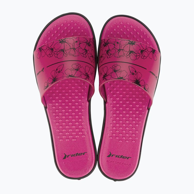 Klapki damskie RIDER Splash V black/pink 2