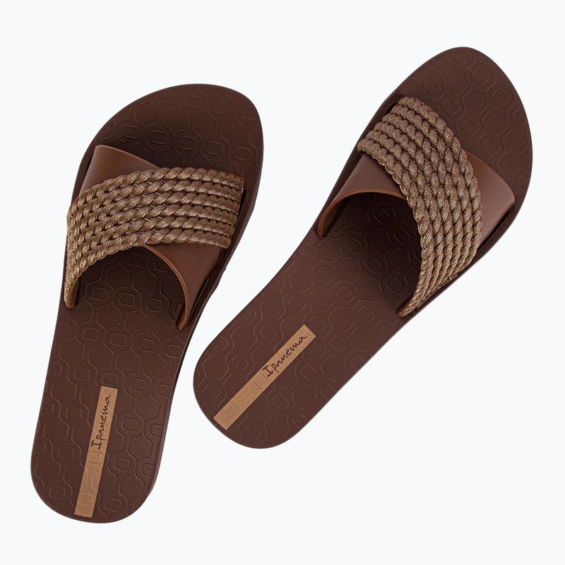 Klapki damskie Ipanema Street II brown/brown 8