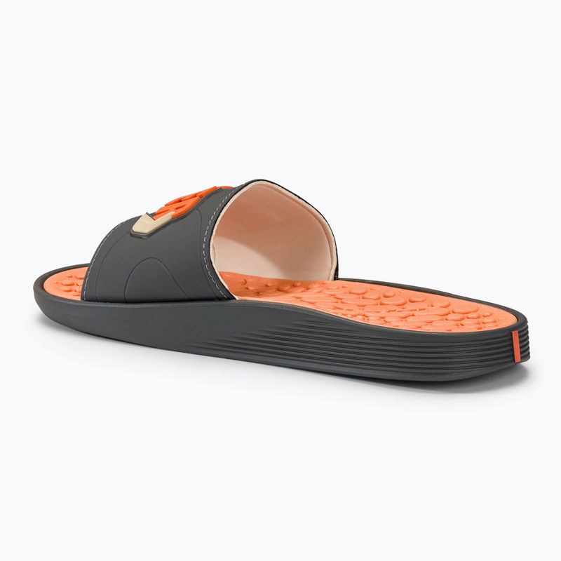 Klapki męskie RIDER Pump Slide AD grey/dark grey/orange 3