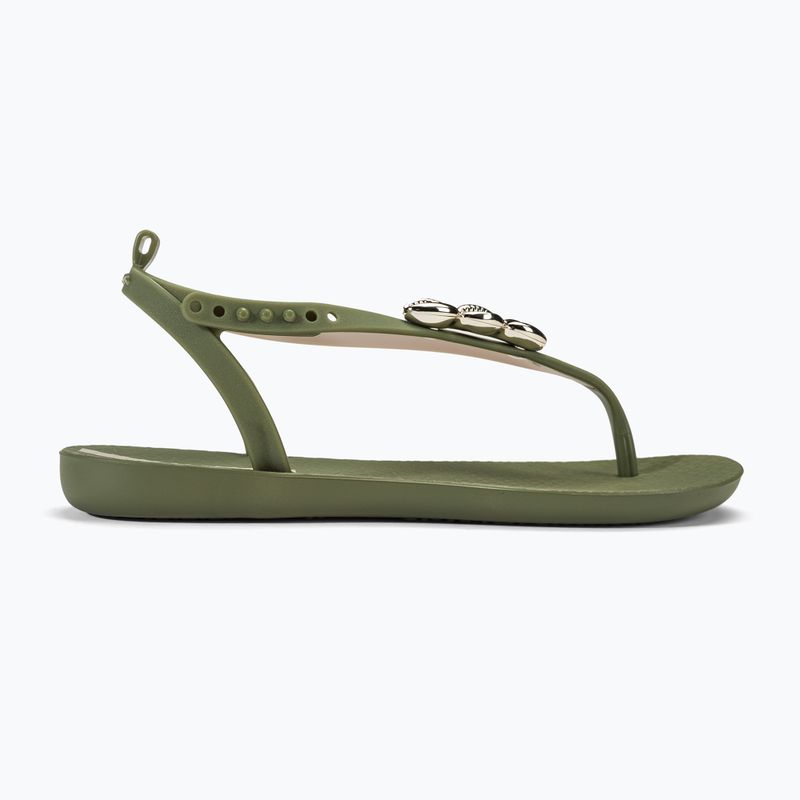 Sandały damskie Ipanema Salty II green/beige/silver 2