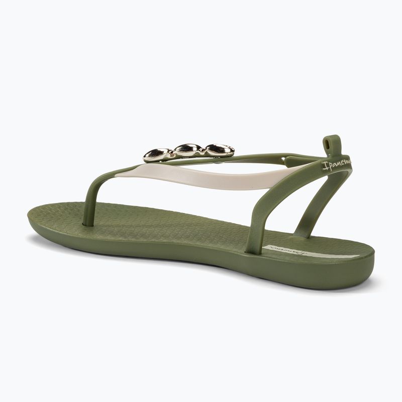 Sandały damskie Ipanema Salty II green/beige/silver 3