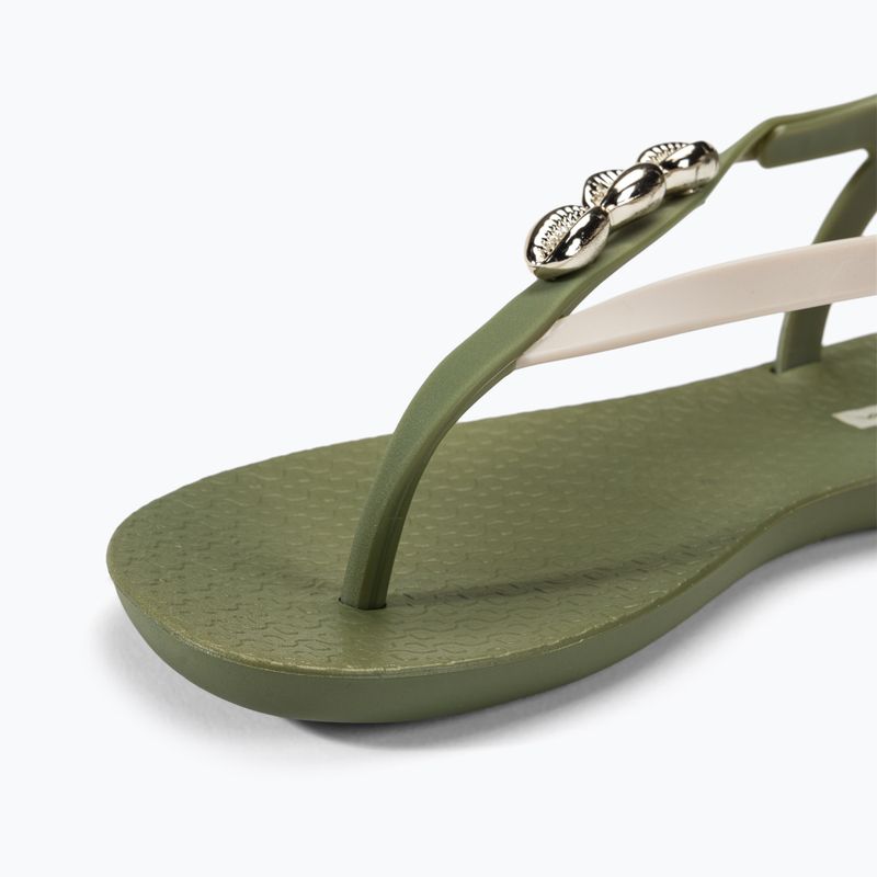 Sandały damskie Ipanema Salty II green/beige/silver 7