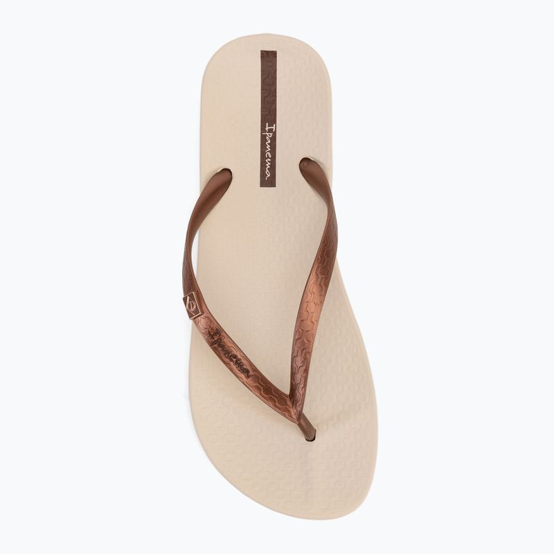 Japonki damskie Ipanema Anatomic Brasilidade beige/copper 5