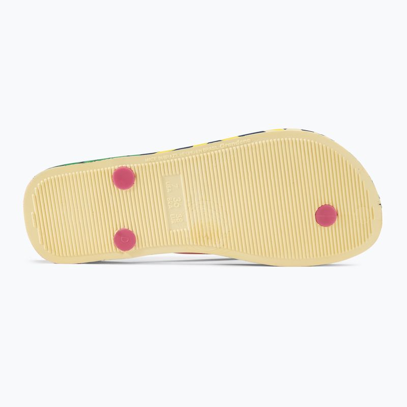 Japonki damskie Ipanema Graffiti III yellow/pink 4