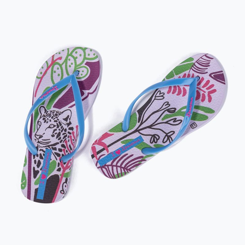 Japonki damskie Ipanema Graffiti III lilac/blue 3