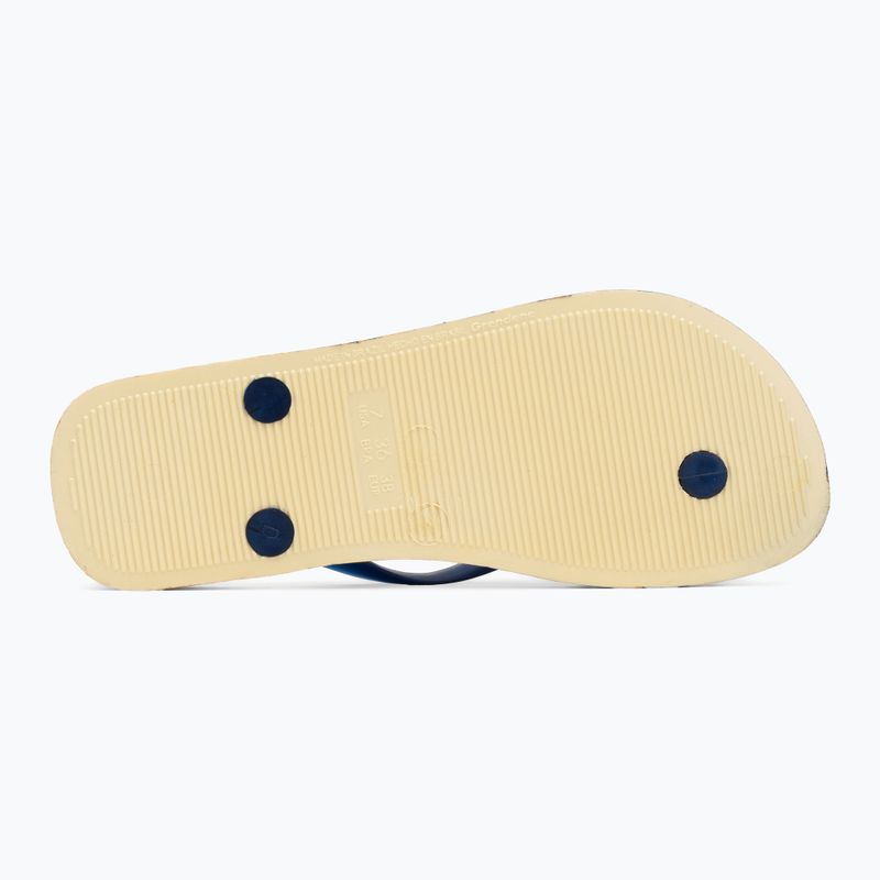 Japonki damskie Ipanema Animal Print VI yellow/pearly blue 4