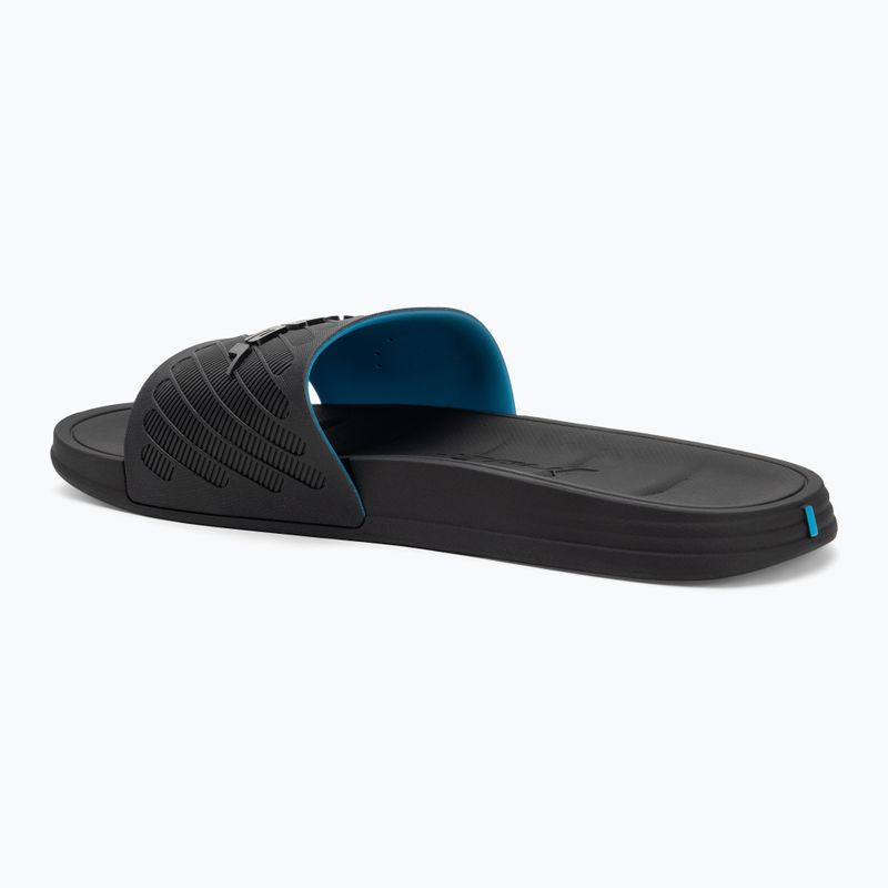 Klapki męskie RIDER Free II Slide black/blue 3