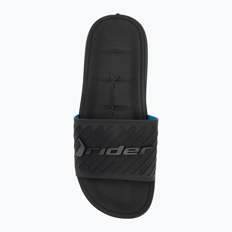 Klapki męskie RIDER Free II Slide black/blue 5