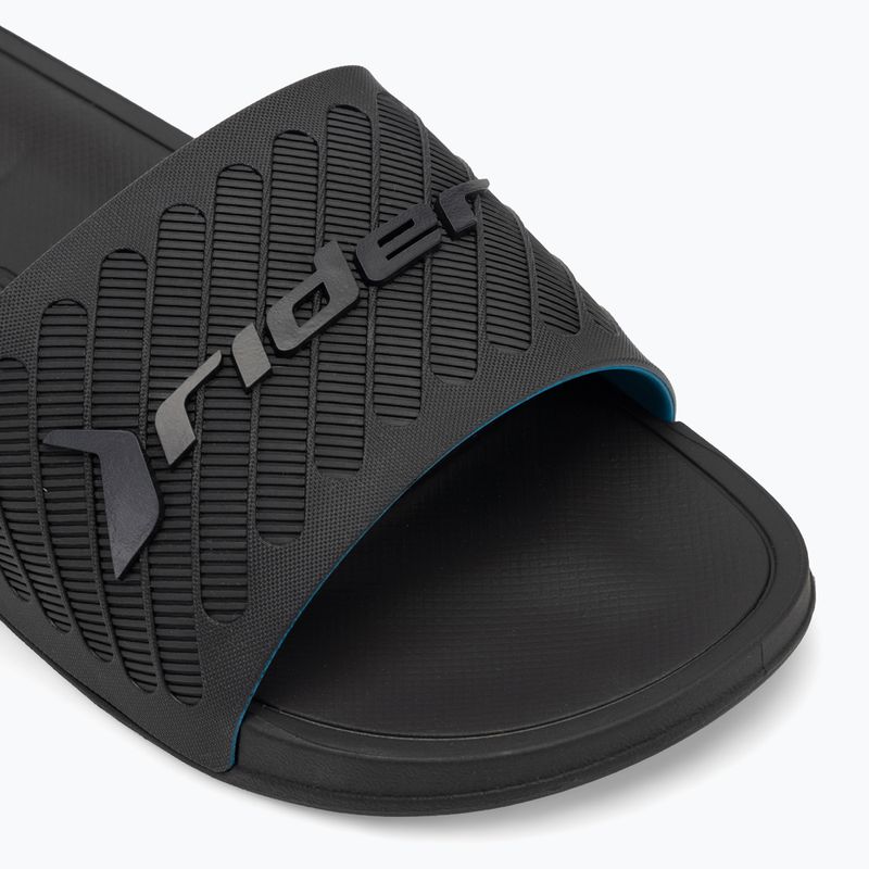 Klapki męskie RIDER Free II Slide black/blue 7