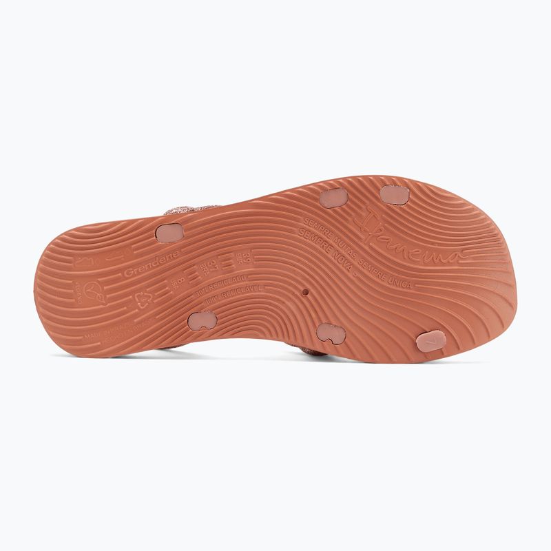 Sandały damskie Ipanema Solar Glow Sand pink/glitter/brown tile 4