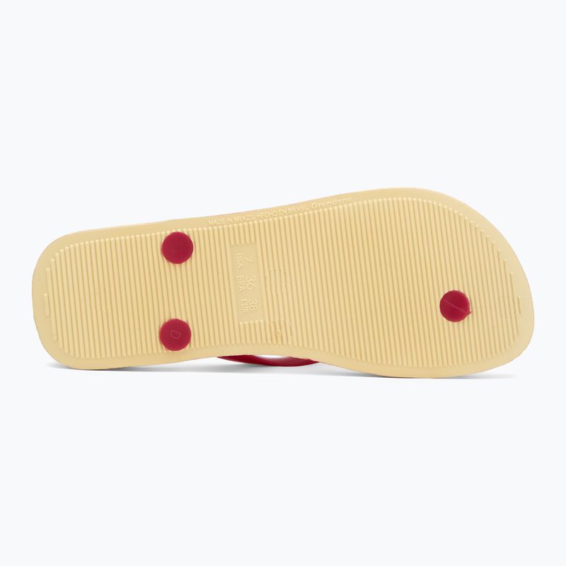 Klapki damskie Ipanema Verao Tropical yellow/red 4