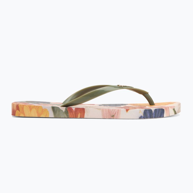 Klapki damskie Ipanema Verao Tropical beige/green 2