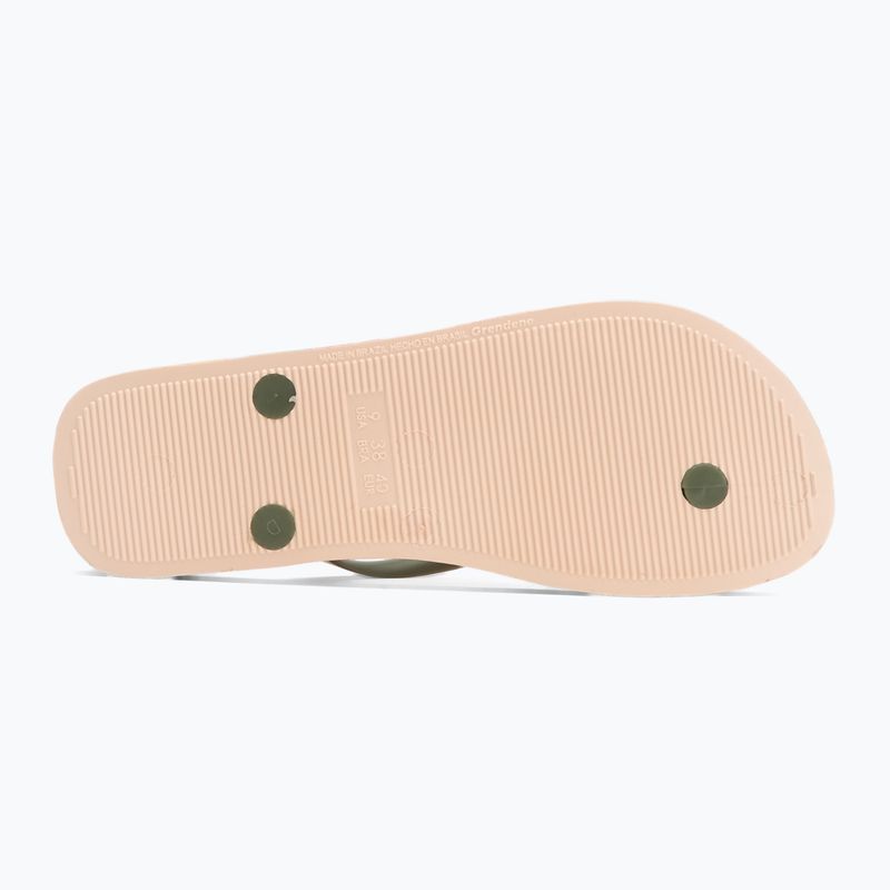 Klapki damskie Ipanema Verao Tropical beige/green 4