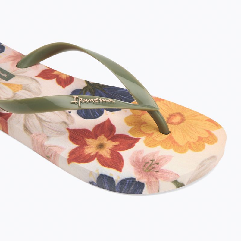Klapki damskie Ipanema Verao Tropical beige/green 7