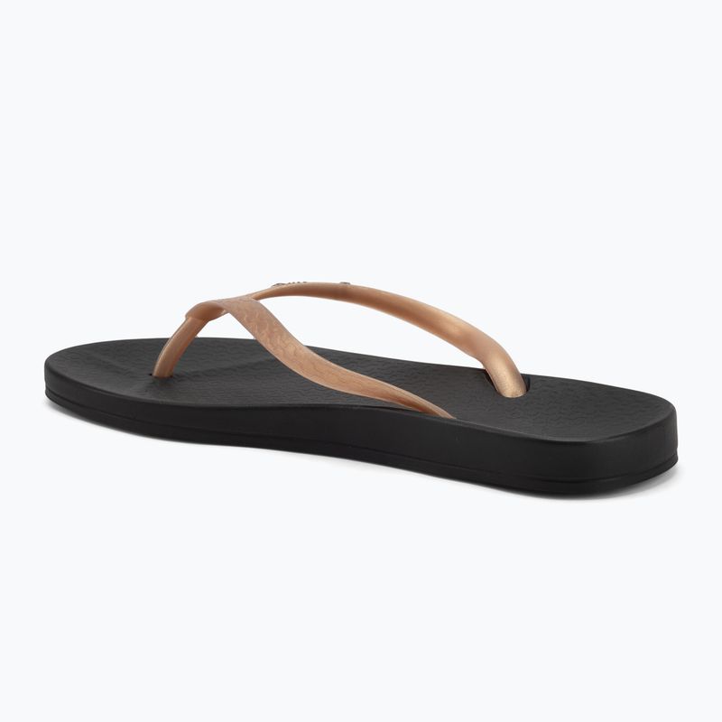 Japonki damskie Ipanema Anat Tan black/gold 3