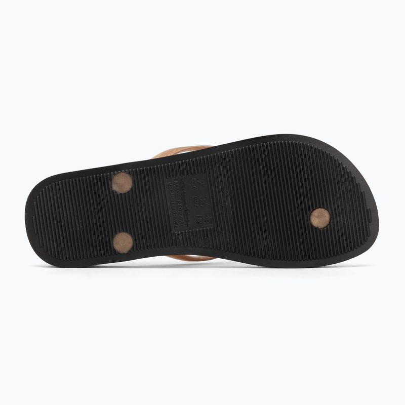 Japonki damskie Ipanema Anat Tan black/gold 4