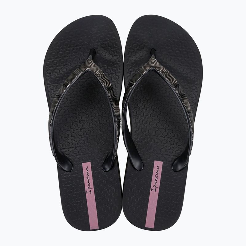 Japonki damskie Ipanema Mesh X Plat black/black/lilac 2