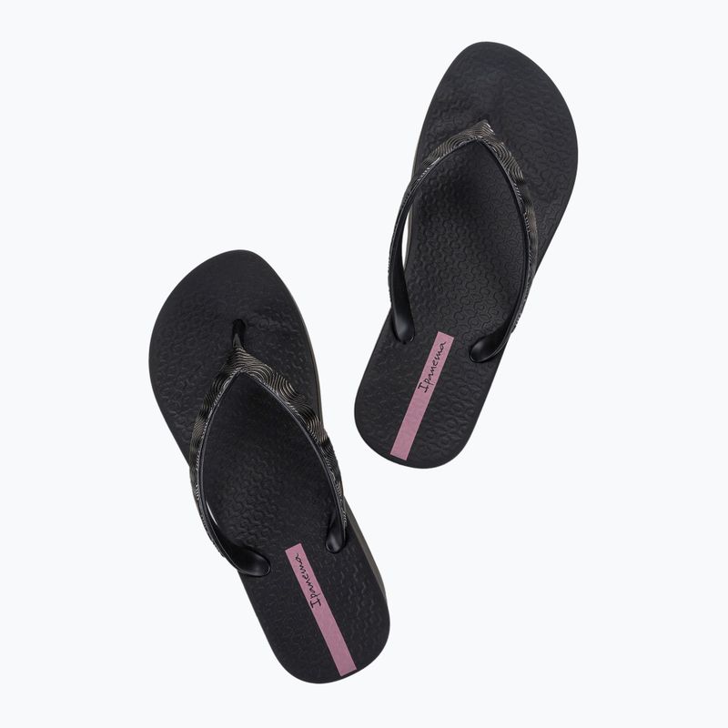 Japonki damskie Ipanema Mesh X Plat black/black/lilac 3
