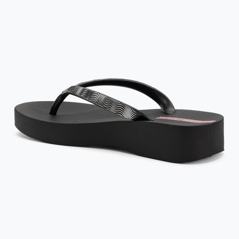 Japonki damskie Ipanema Mesh X Plat black/black/lilac 3