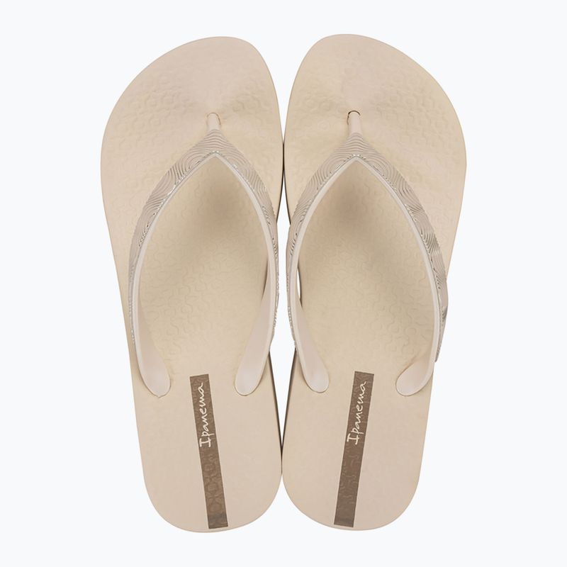 Japonki damskie Ipanema Mesh X Plat beige/beige/brown 2