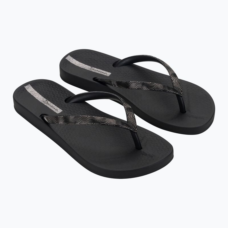 Japonki damskie Ipanema Mesh IX black/black/dark grey
