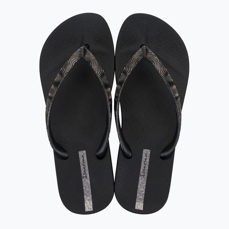 Japonki damskie Ipanema Mesh IX black/black/dark grey 2