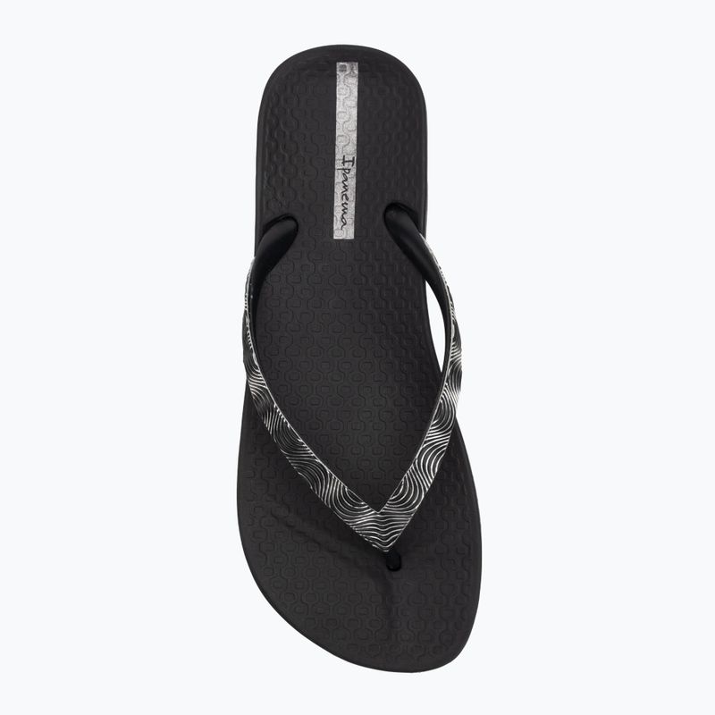 Japonki damskie Ipanema Mesh IX black/black/dark grey 5