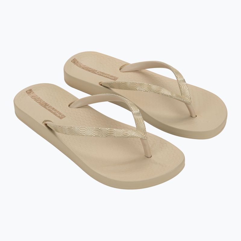 Japonki damskie Ipanema Mesh IX beige/beige/gold