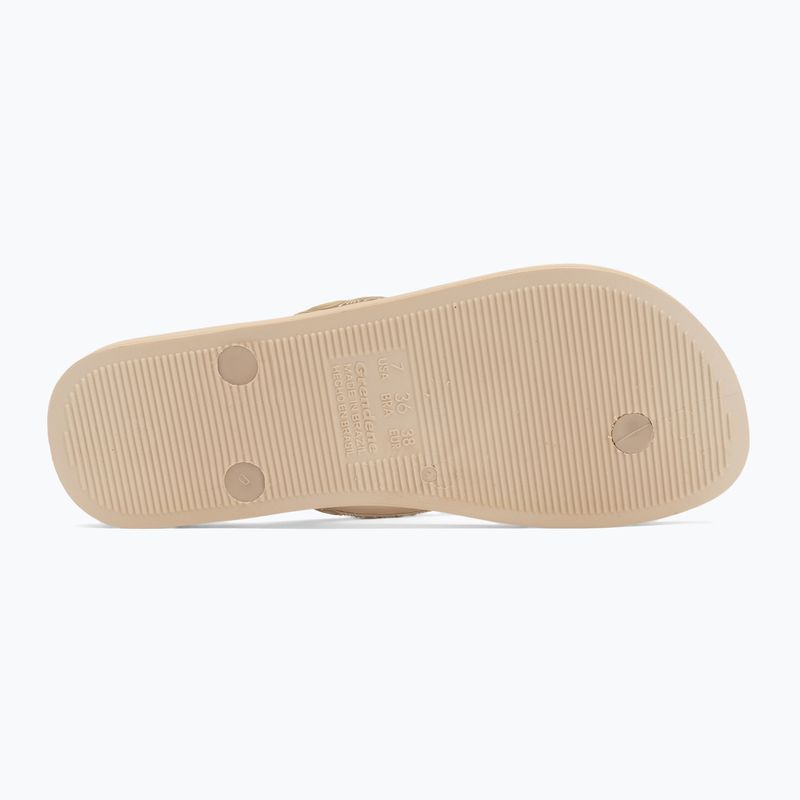 Japonki damskie Ipanema Mesh IX beige/beige/gold 4