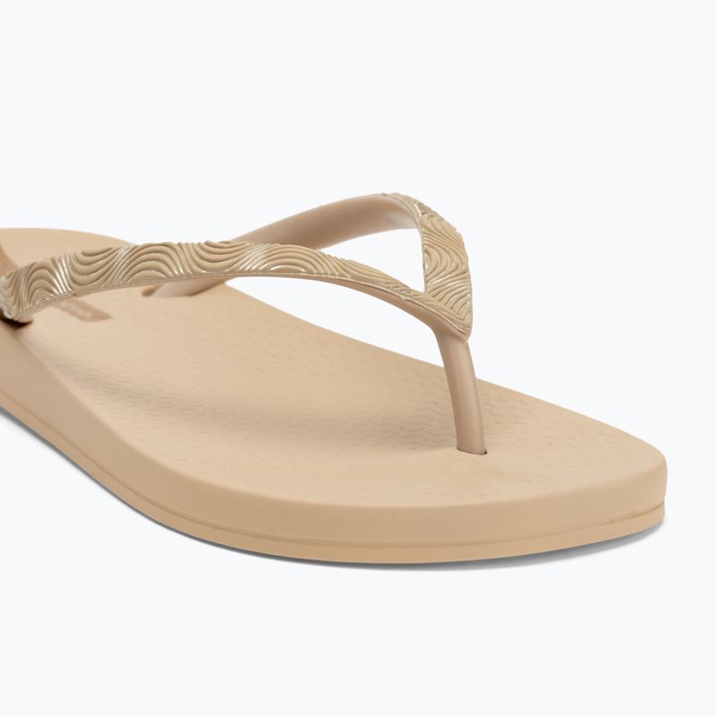 Japonki damskie Ipanema Mesh IX beige/beige/gold 7
