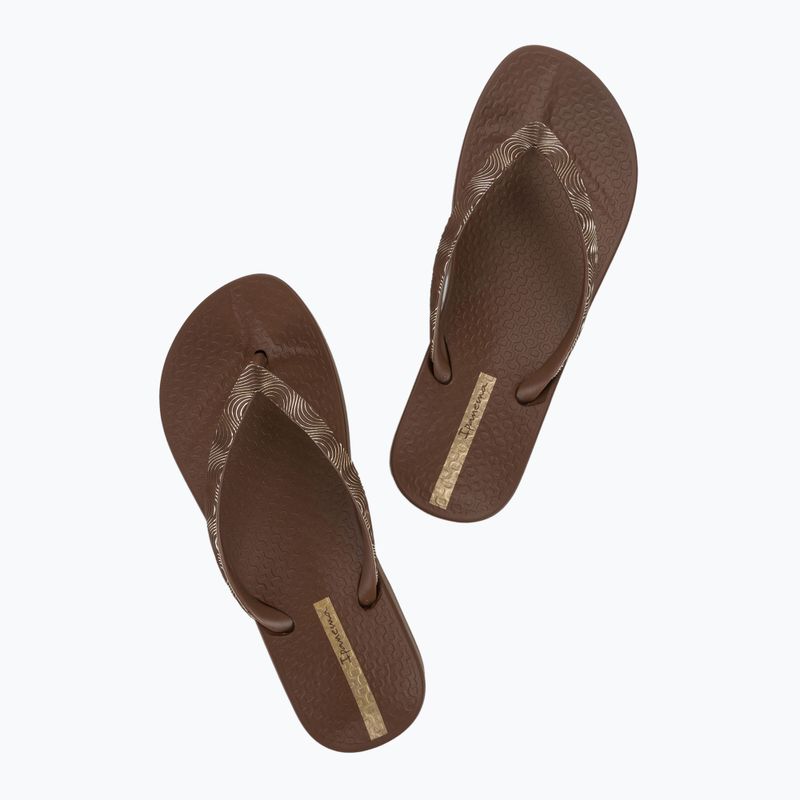 Japonki damskie Ipanema Mesh IX brown/brown/Gold 3