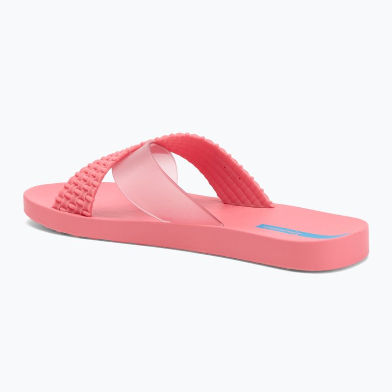 Klapki damskie Ipanema Sense Slide pink/blue 3