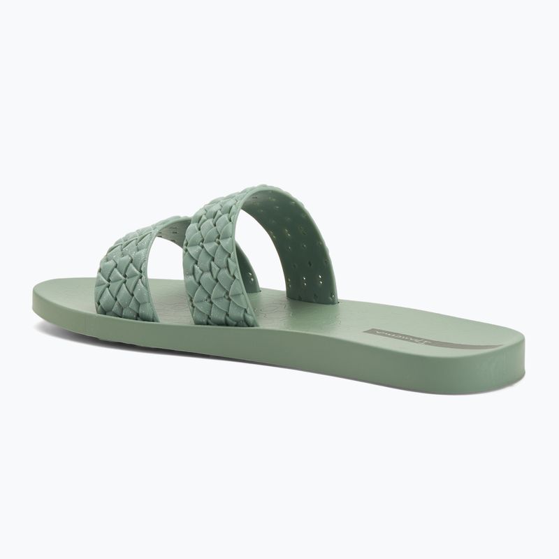 Klapki damskie Ipanema Renda II green/green/glitter green 2