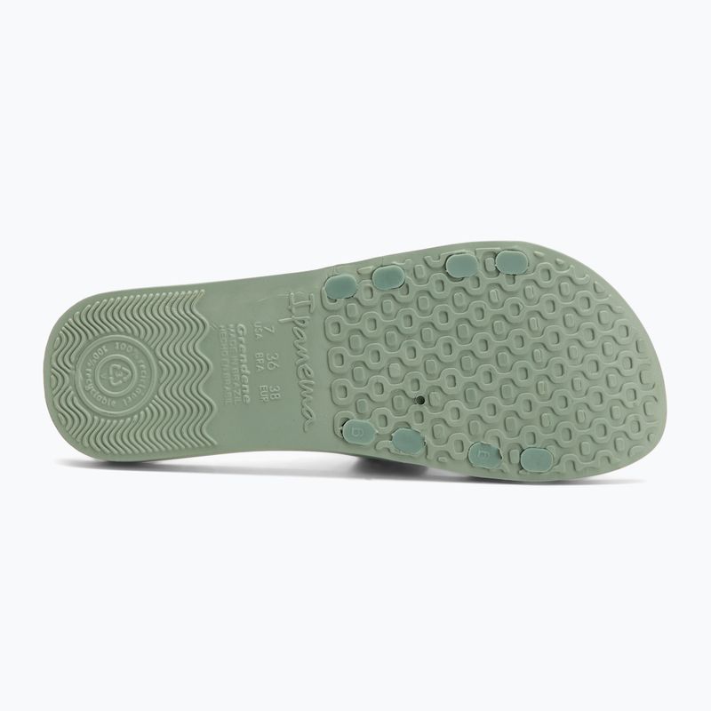 Klapki damskie Ipanema Renda II green/green/glitter green 4