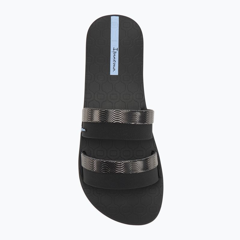 Klapki damskie Ipanema Mesh Slide black/blue 5