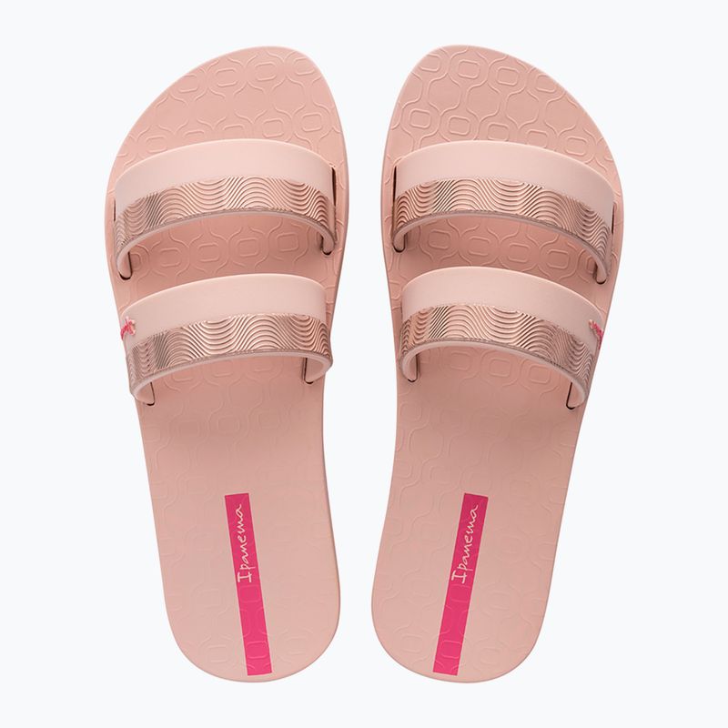 Klapki damskie Ipanema Mesh Slide pink/pink/rose 2