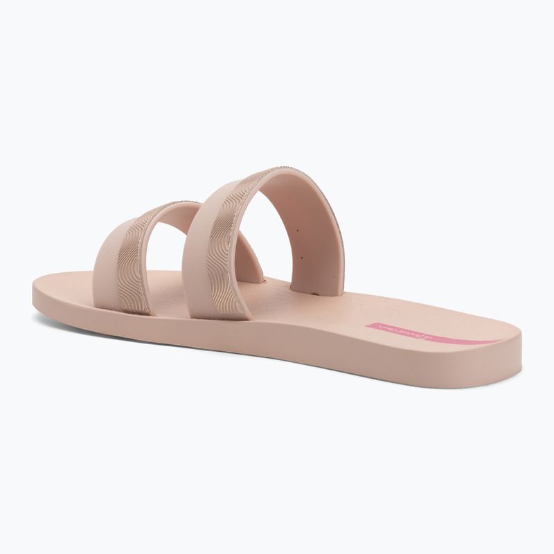 Klapki damskie Ipanema Mesh Slide pink/pink/rose 3