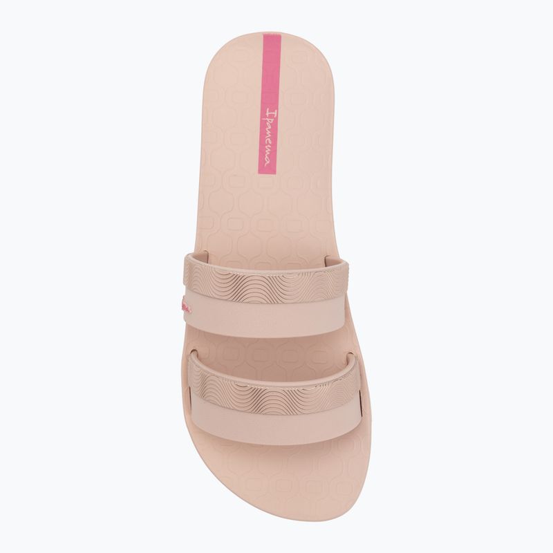 Klapki damskie Ipanema Mesh Slide pink/pink/rose 5