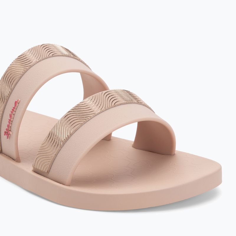 Klapki damskie Ipanema Mesh Slide pink/pink/rose 7