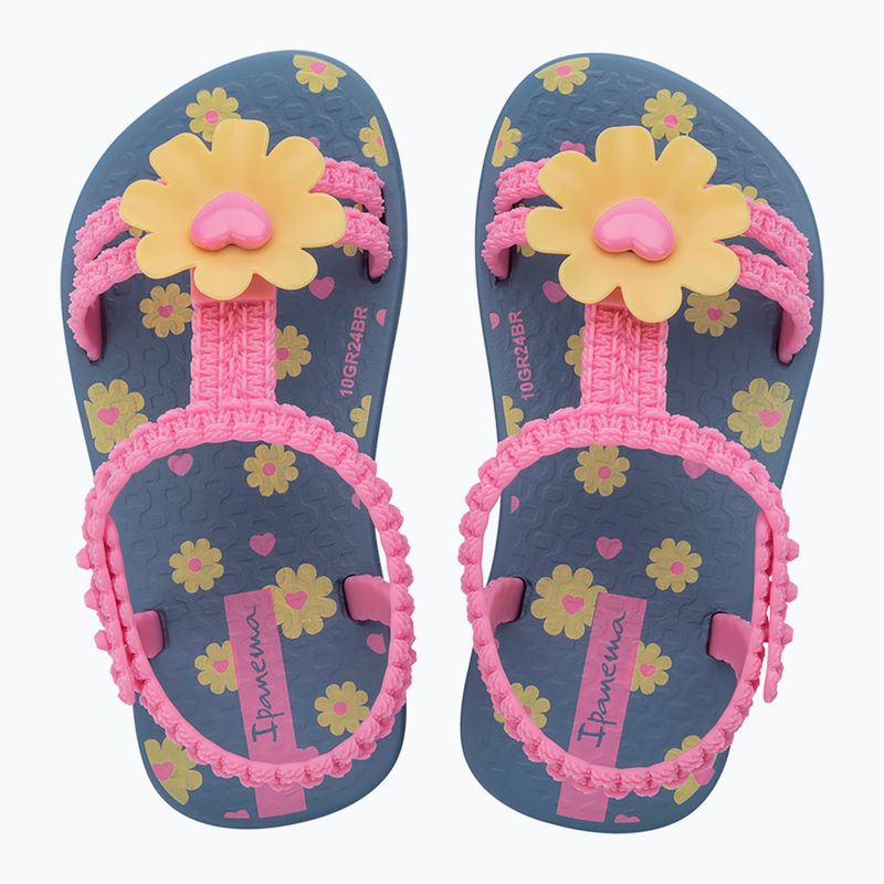 Sandały dziecięce Ipanema Daisy Baby blue/pink/yellow 2