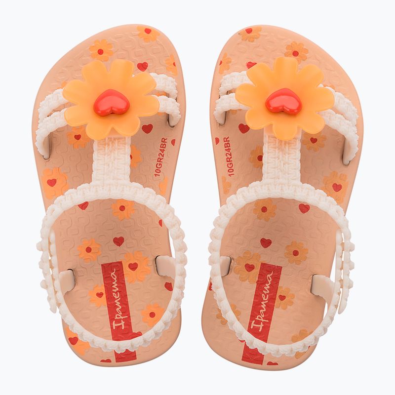 Sandały dziecięce Ipanema Daisy Baby beige/beige/orange 2